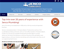 Tablet Screenshot of jencoplumbing.com